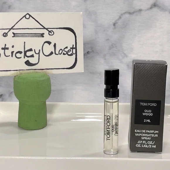 TOM FORD Oud Wood EDP,Earthy Woody Oud Pepper-Sample Spray 2ml,0.07oz-BOXED-NEW - Picture 2 of 11